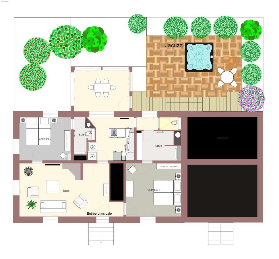 Maison des écluses Strasbourg F3 90m2 Jacuzzi Climatisation Esterno foto